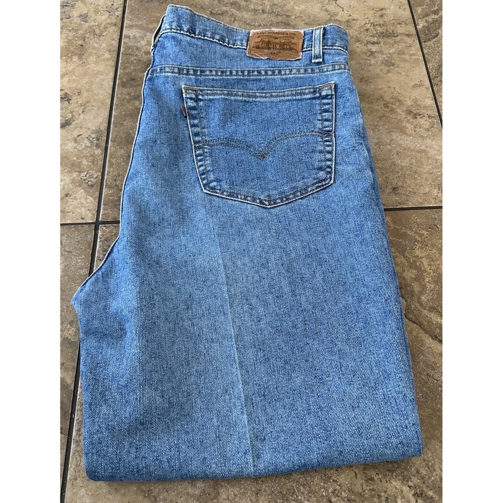 VTG Levi's 540 Flex Relaxed Fit Straight Leg Jeans Mens Sz 44 x 30 Fit 44x29